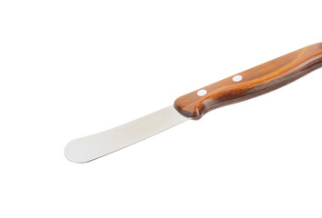 Wooden-handled butter knife