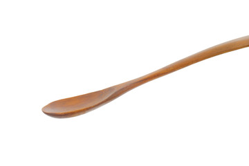 Empty wooden spoon
