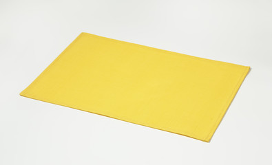 Yellow place mat