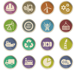 industry icon set