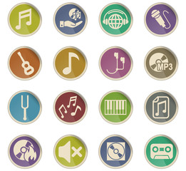 music icon set