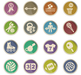 sport icon set