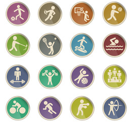 sport icon set