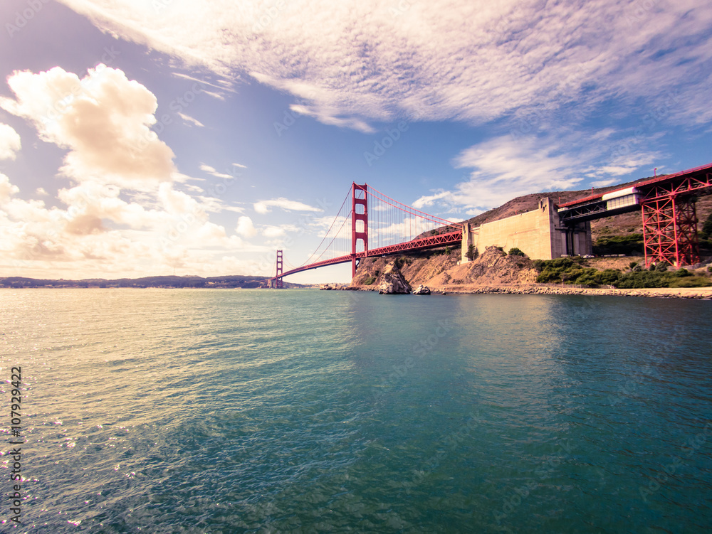 Wall mural Golden Gate in San Francisco, USA