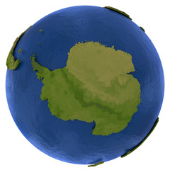 Antarctic continent on Earth © harvepino