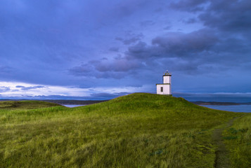 Fototapeta na wymiar lighthouse in sunset