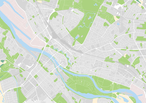 Vektor Stadtplan von Bremen