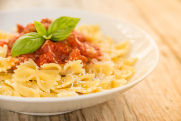 Farfalle al ragù e formaggio, Italian Pasta