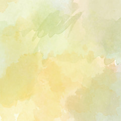 Fototapeta premium Abstract vector hand-drawn watercolor background