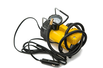 The automobile compressor isolated