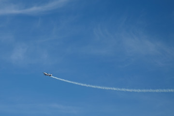 sport aircraft in the sky