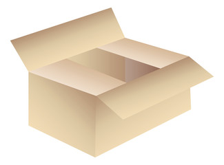 Cardboard box icon