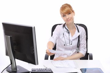 Profession, a woman doctor