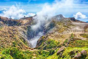 Fototapeta premium Soufriere volcano