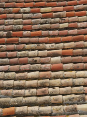 old brick roof