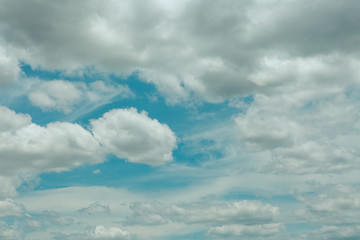 Obraz premium cloud on blue sky