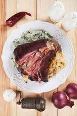 Roasted pork knuckle