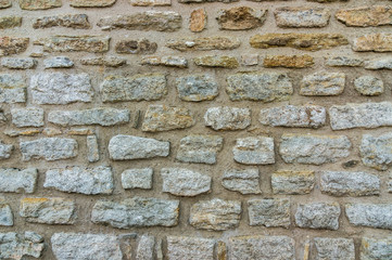 Cobblestone pavement on street in Prague
