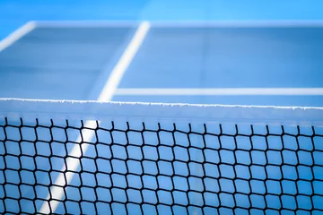 Fotobehang Detail of a part of the paddle tennis net © bonilla1879