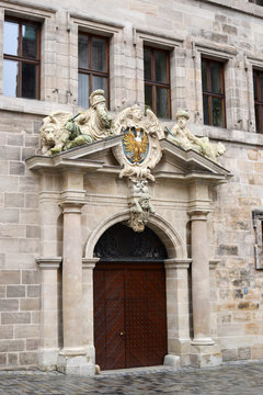 historical Entrance at the Town Hall Nueremberg