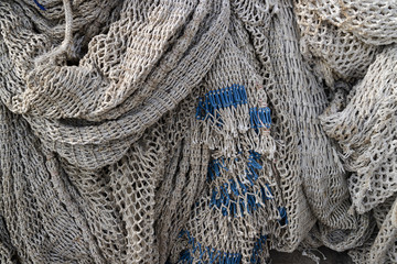 Fishing nets hanging to dry