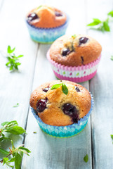 muffins with cherry