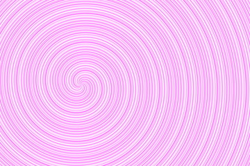Illustration of a white and pink spiral - obrazy, fototapety, plakaty