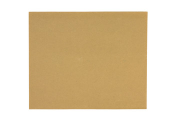 sandpaper isolated on white background