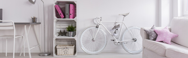 Keeping bicycle in the room? Why not?