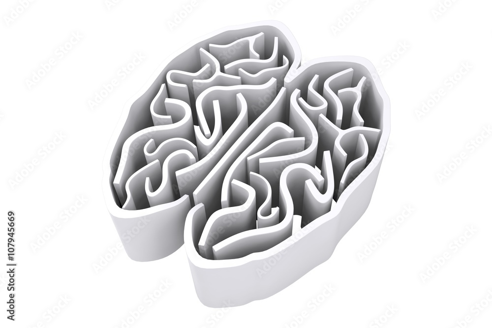 Poster composite image of brain maze