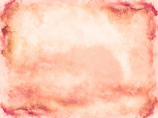 Fototapeta premium Water color retro background, cream