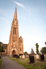Naklejka premium Traditional English country church