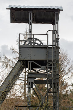 old german mine tower
