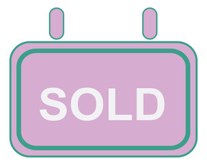 retail sales sign - vector icons