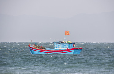 vietnamese fisherboat,