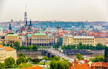 Fototapeta na wymiar View of the Prague Old Town