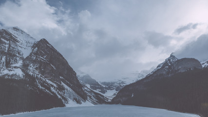 banff national park in winter