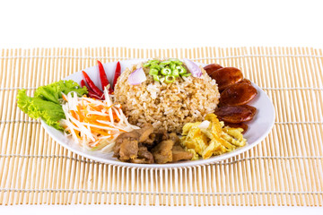 Fried rice with shrimp paste
