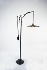 Industrial floor lamp