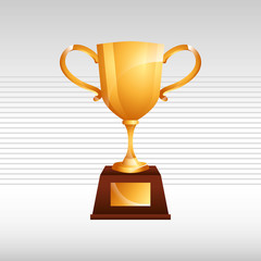 trophy icon design 