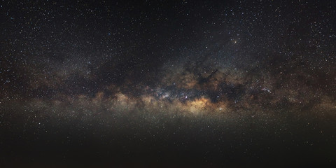 Milky Way galaxy, Long exposure photograph, with grain