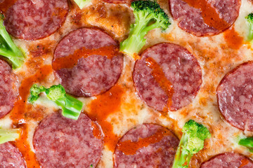Top view Pizza texture