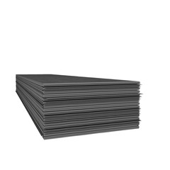 Pile of metal sheets