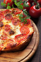 Puff pastry pizza