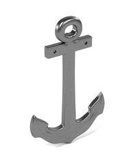 3d render of ship anchor
