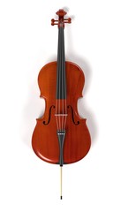 Obraz na płótnie Canvas 3d rendering of cello musical instrument