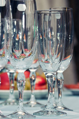 transparent glasses for cocktail