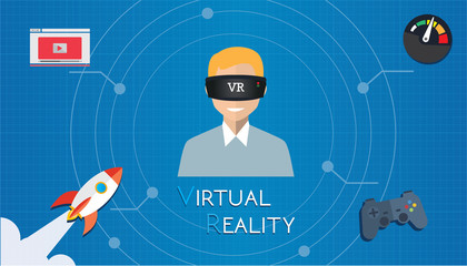 VR virtual reality playing game