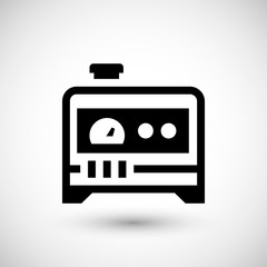 Electric generator icon