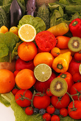 新鮮な野菜と果物